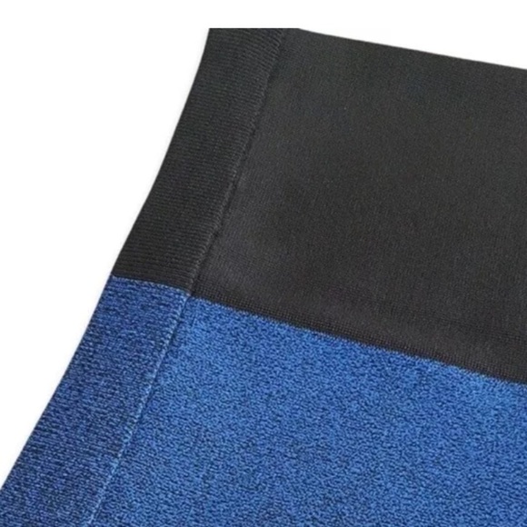 Luxury Alexander Wang Minimalist Designer Collection Colorblock Skirt Blue Black - Picture 8 of 15